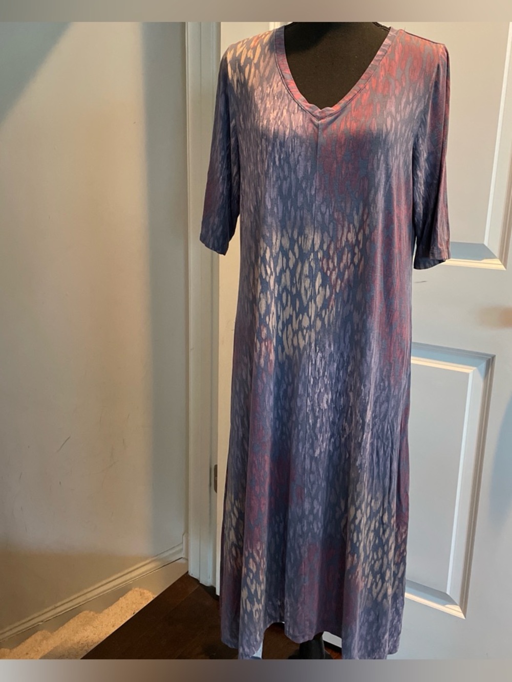 Bohemian Style Maxi Dress Animal-Tie-dye Vibes Abstract Relaxed Vacation Travel
